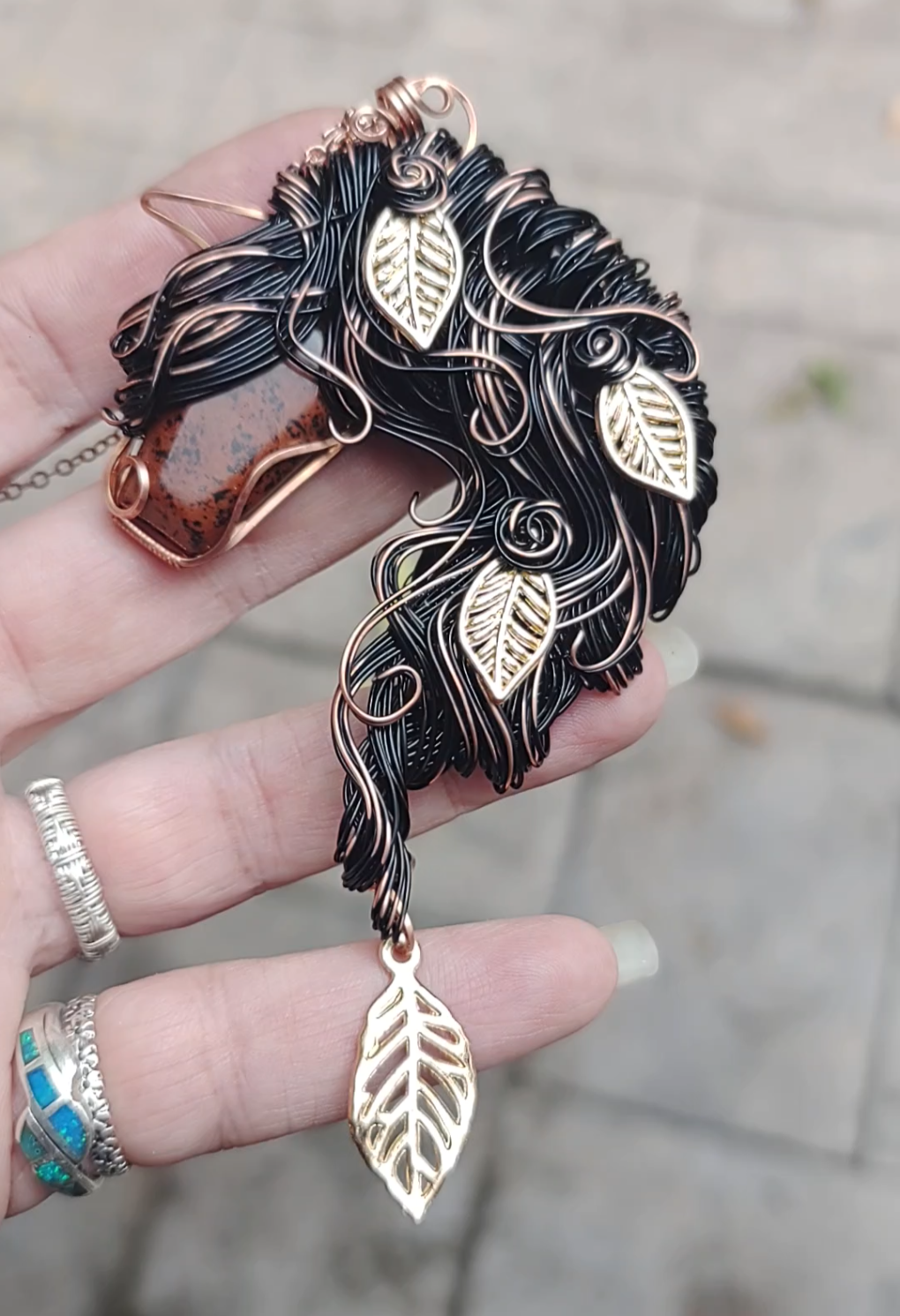 Autumn π Bay Horse Pendant π