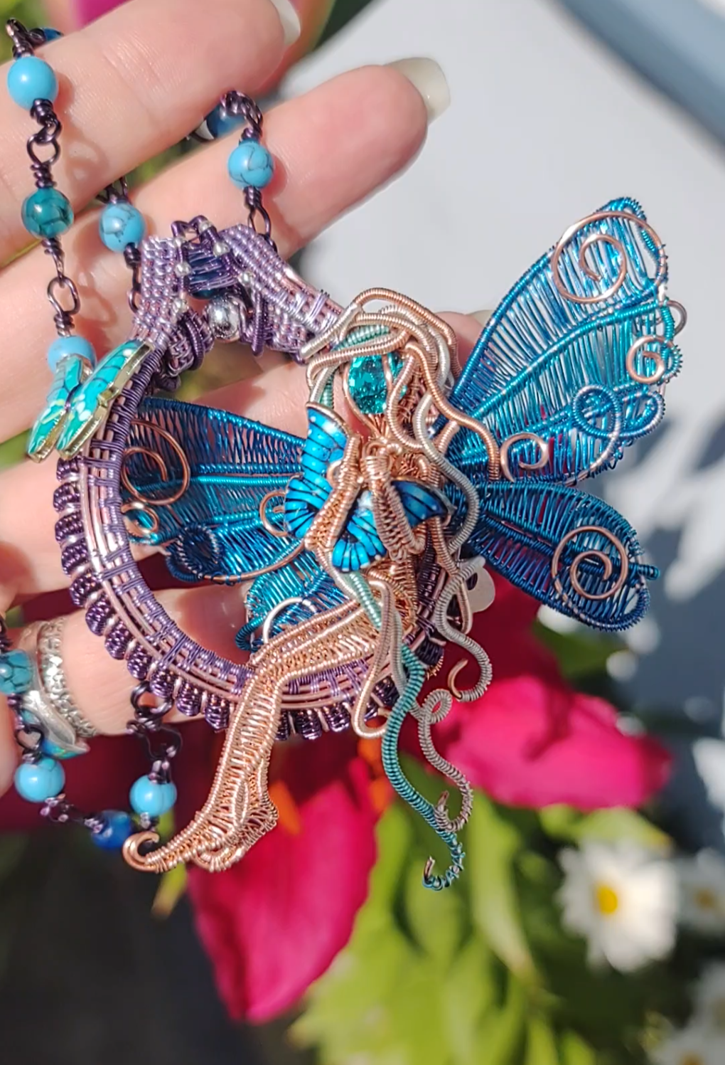 Blue butterfly ๐ฆ fairy decor
