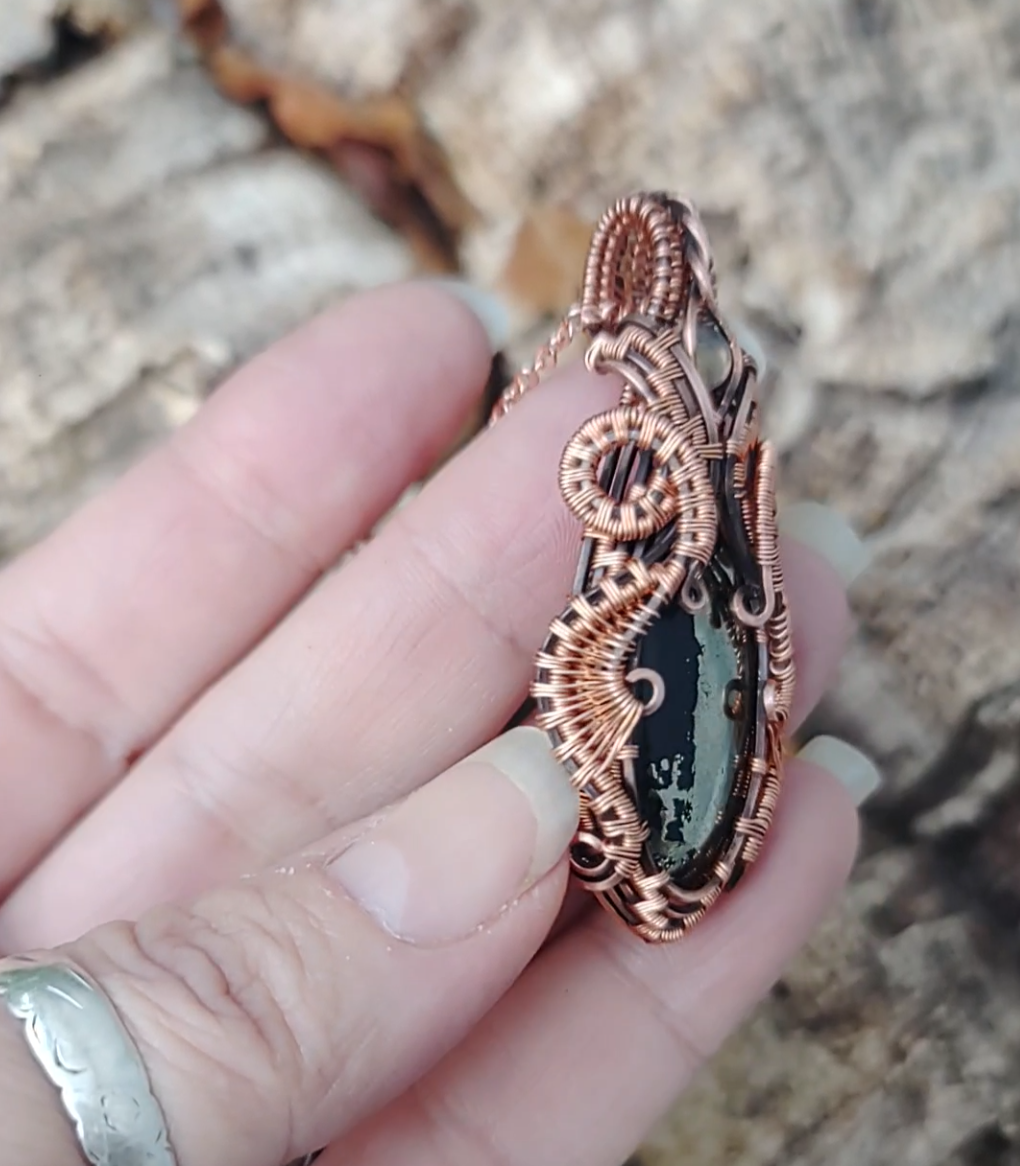 Pyrite pendant