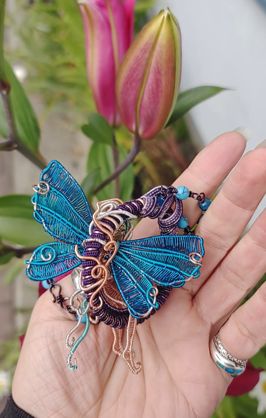 Blue butterfly ๐ฆ fairy decor