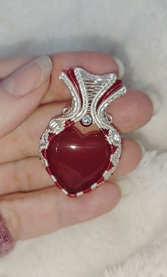 Valentine heart pendant