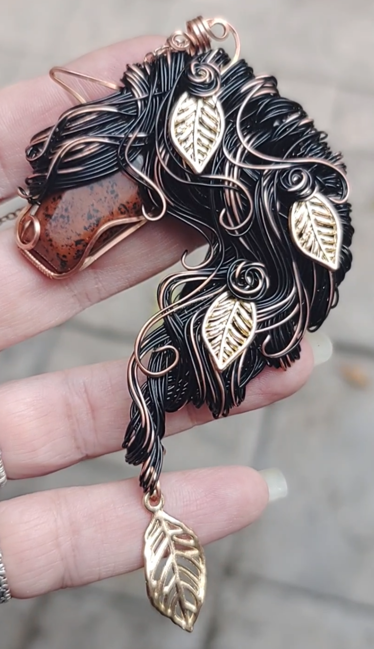 Autumn π Bay Horse Pendant π