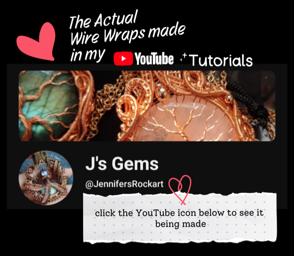 Wire Wraps made in my Tutorials 💕