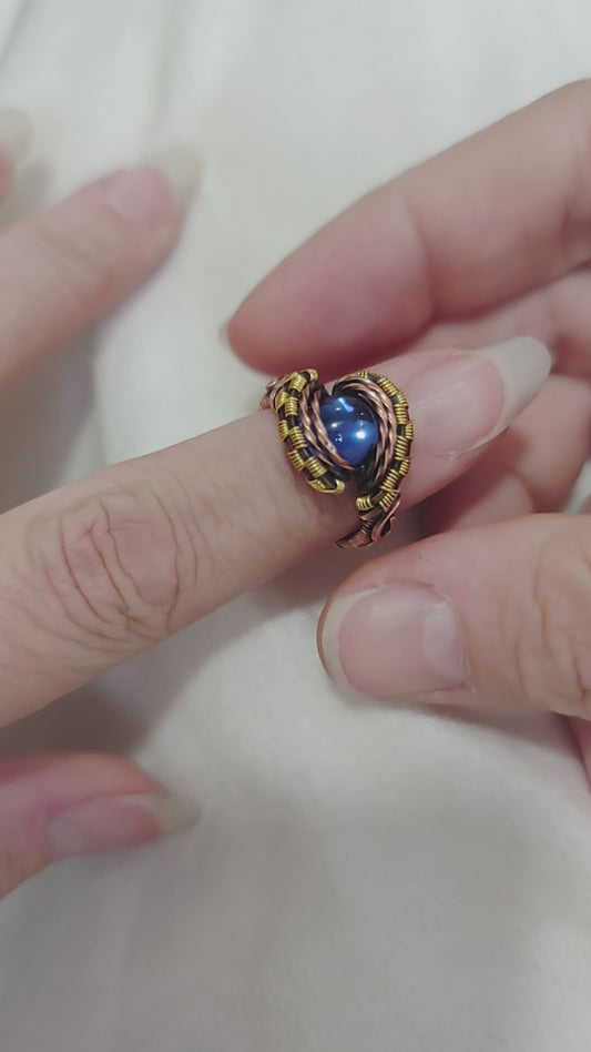 From the Tutorial - Egyptian ring💍 size 7