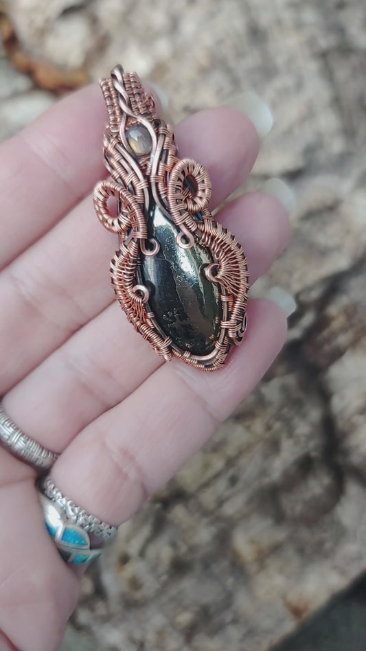 Pyrite pendant