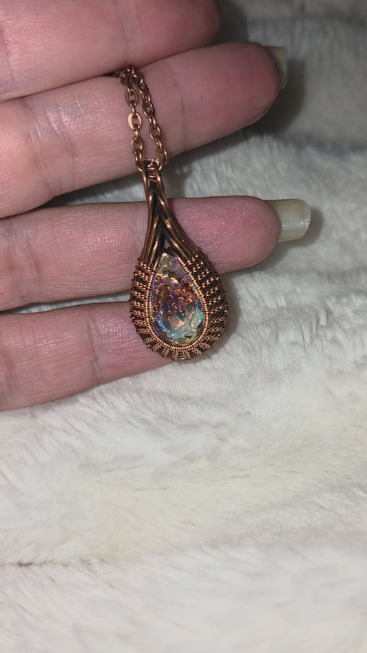 💧 glacier ice Drop Pendant