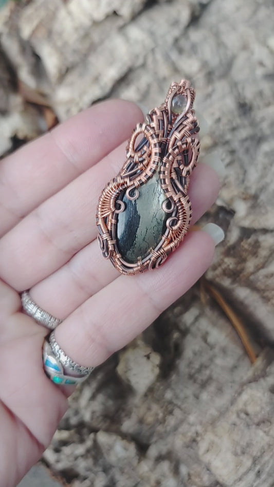 Pyrite pendant