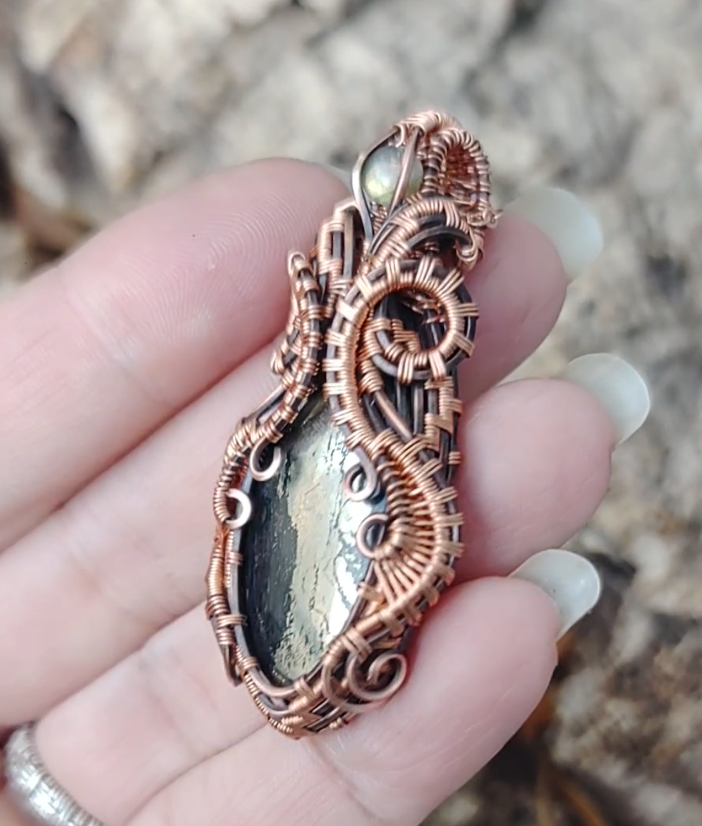 Pyrite pendant