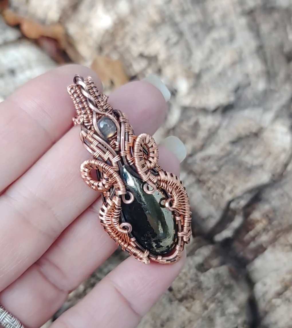 Pyrite pendant
