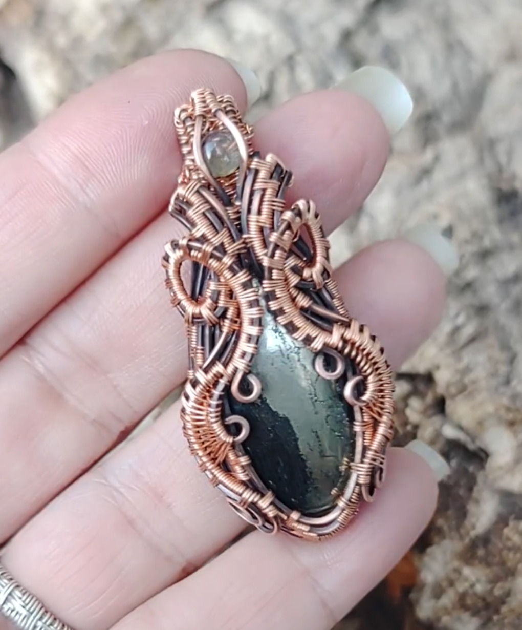 Pyrite pendant