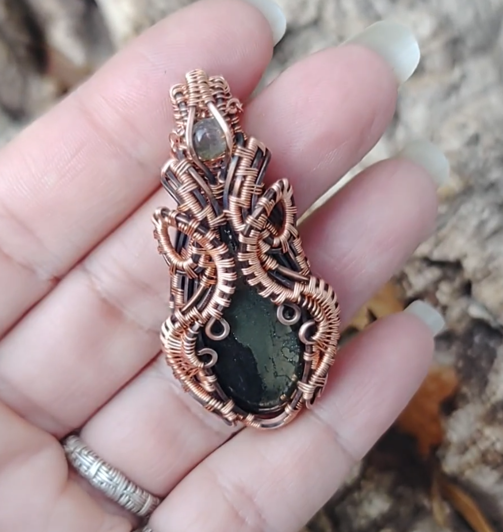 Pyrite pendant