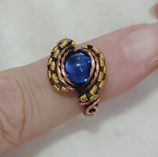 From the Tutorial - Egyptian ring💍 size 7