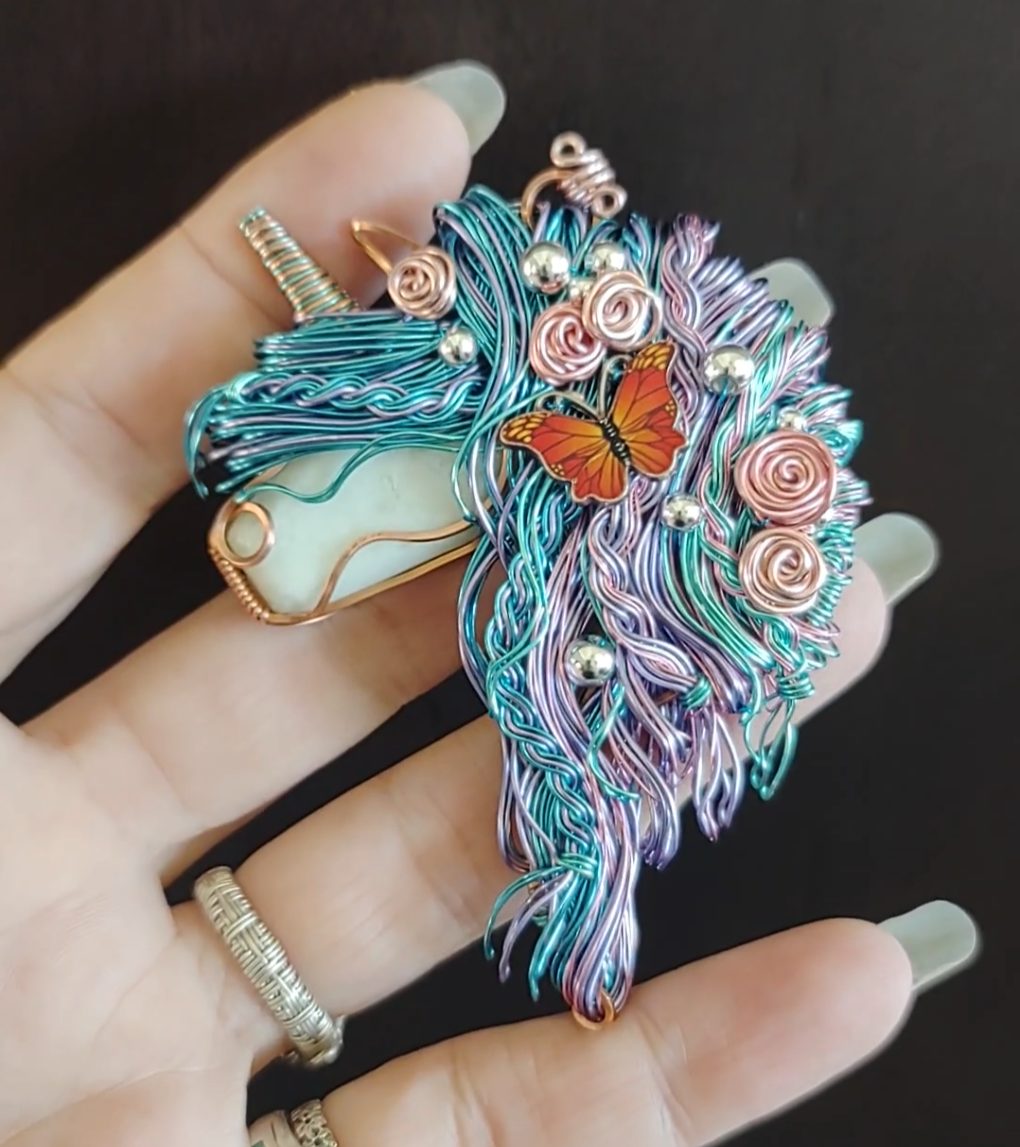 Unicorn 🦄 Butterfly🦋 Pendant
