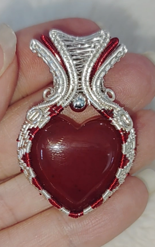 Valentine heart pendant