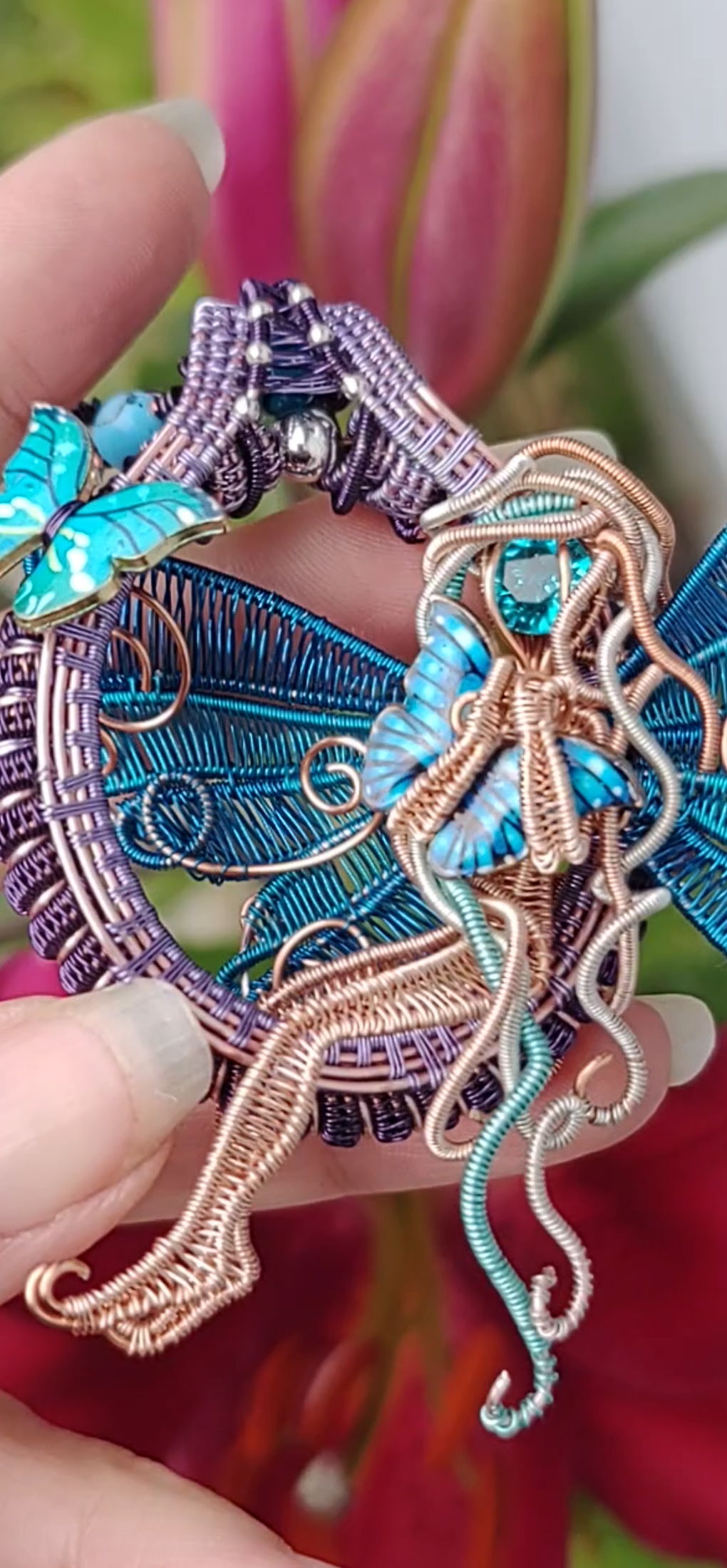 Blue butterfly 🦋 fairy decor