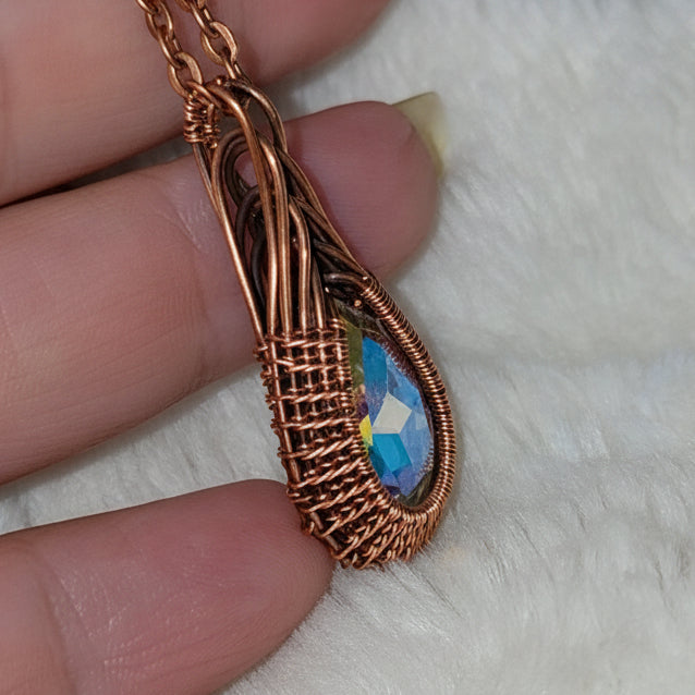 💧 glacier ice Drop Pendant