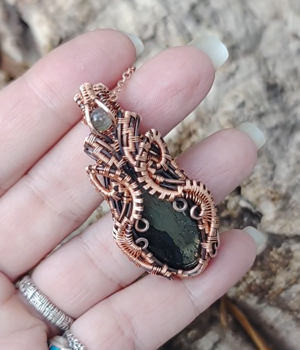 Pyrite pendant