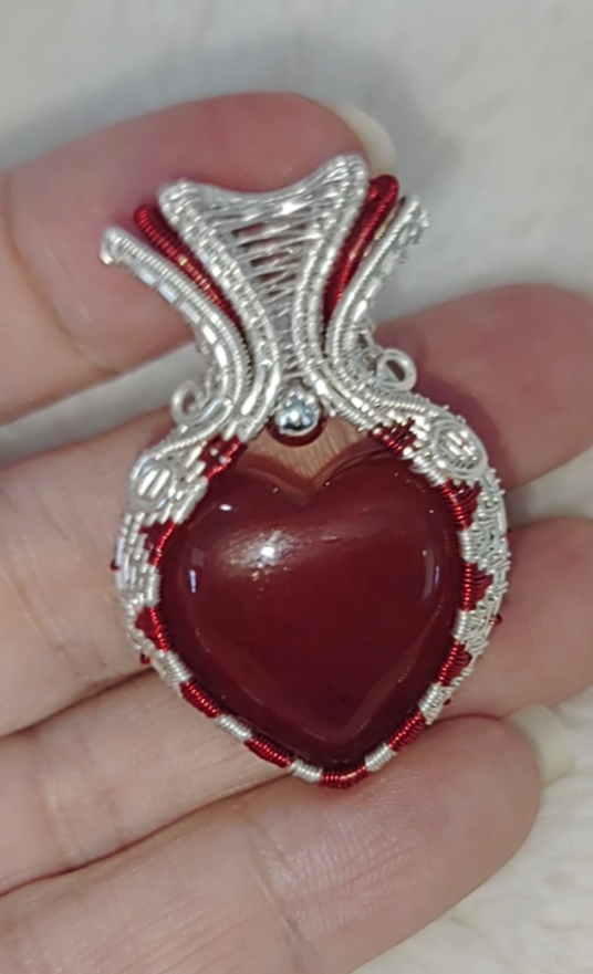 Valentine heart pendant