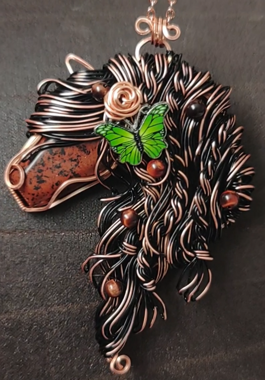 Butterfly Horse 🦋🐎 Pendant