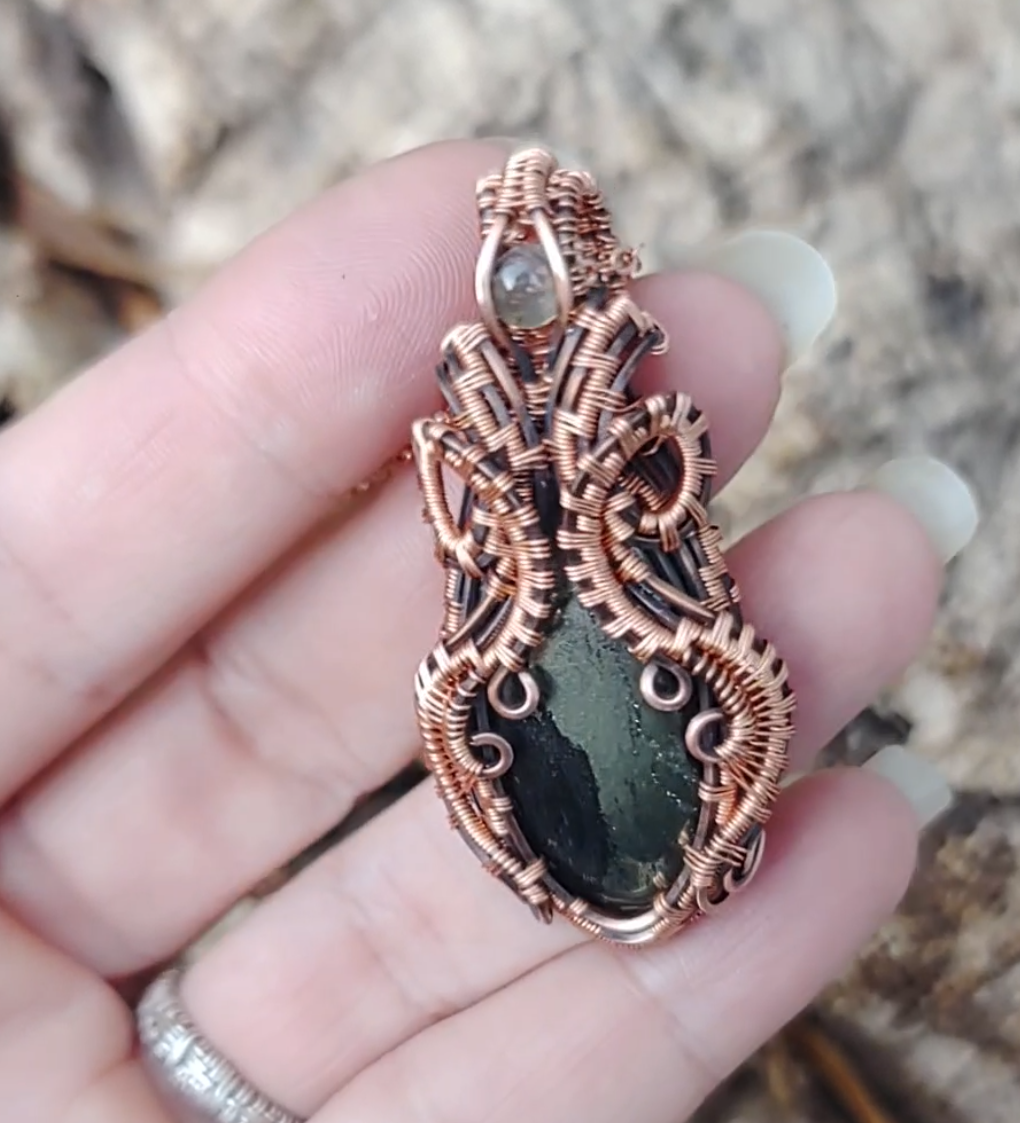 Pyrite pendant