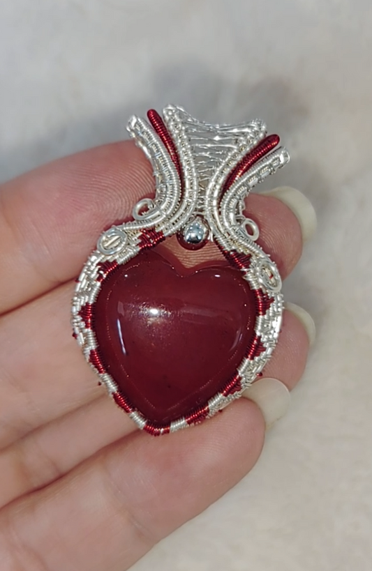 Valentine heart pendant