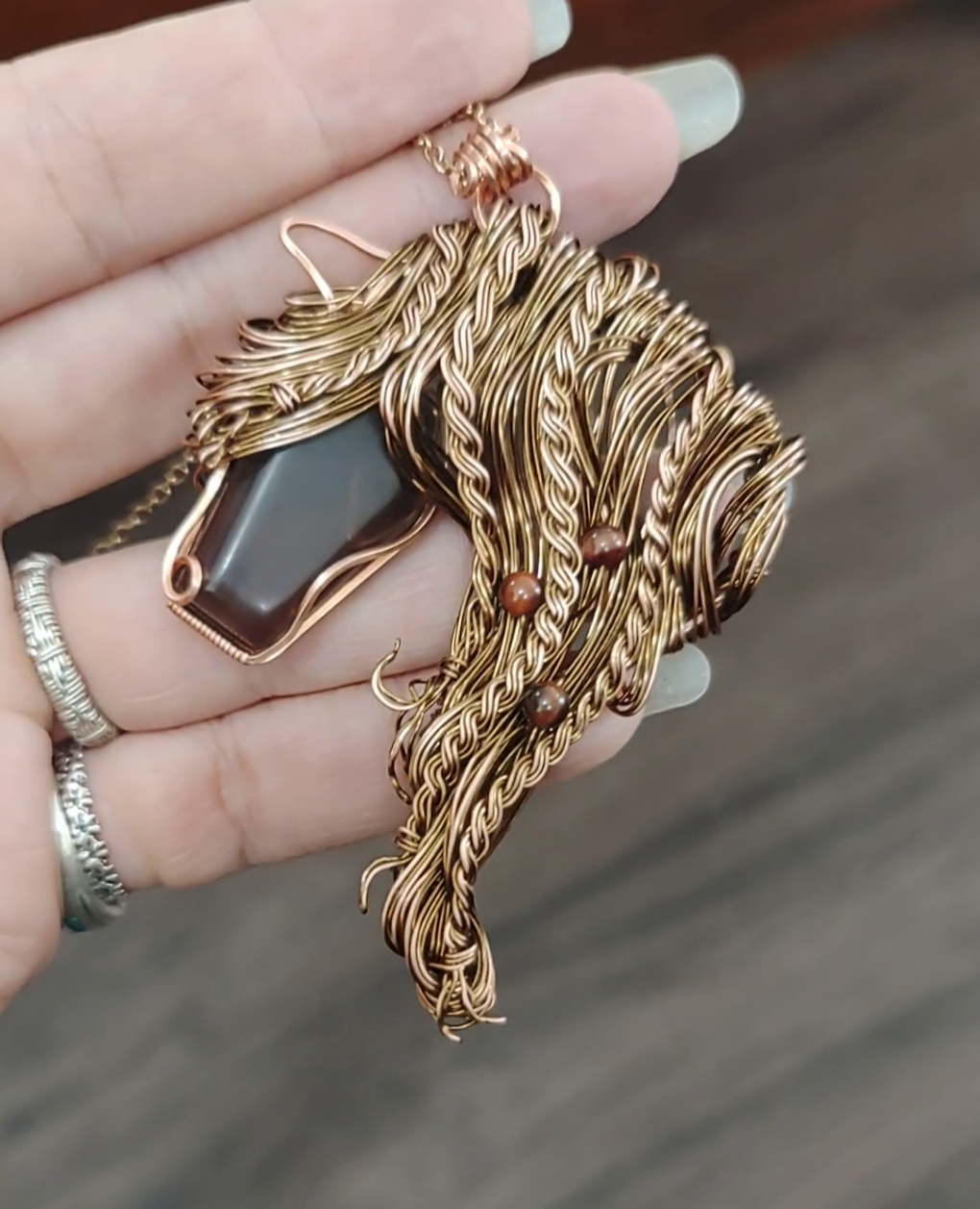Horse pendant 🐎