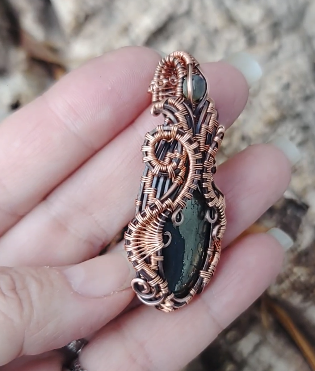 Pyrite pendant