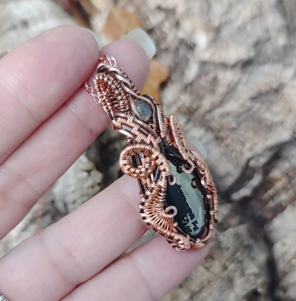 Pyrite pendant