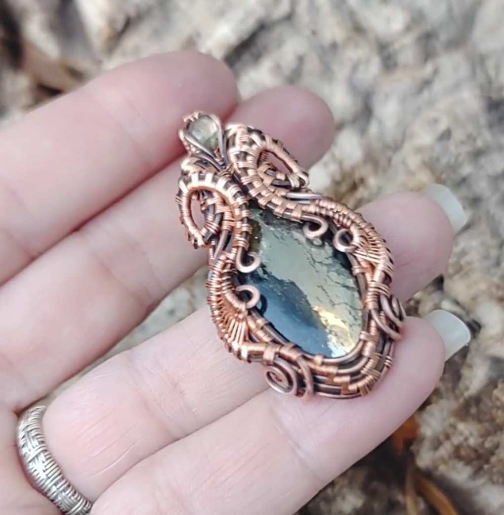 Pyrite pendant