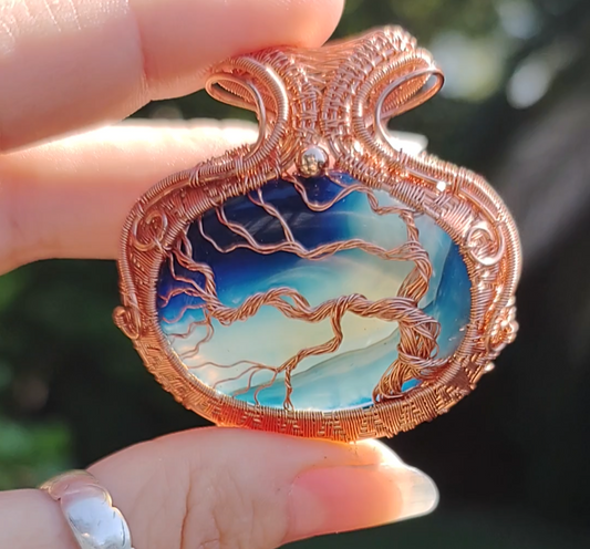 Tree of Life Pendant - Coastal Breeze