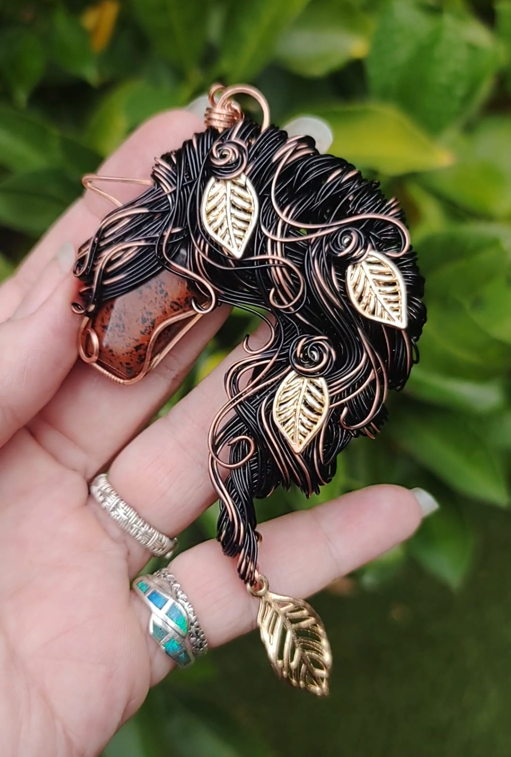 Autumn 🍂 Bay Horse Pendant 🐎