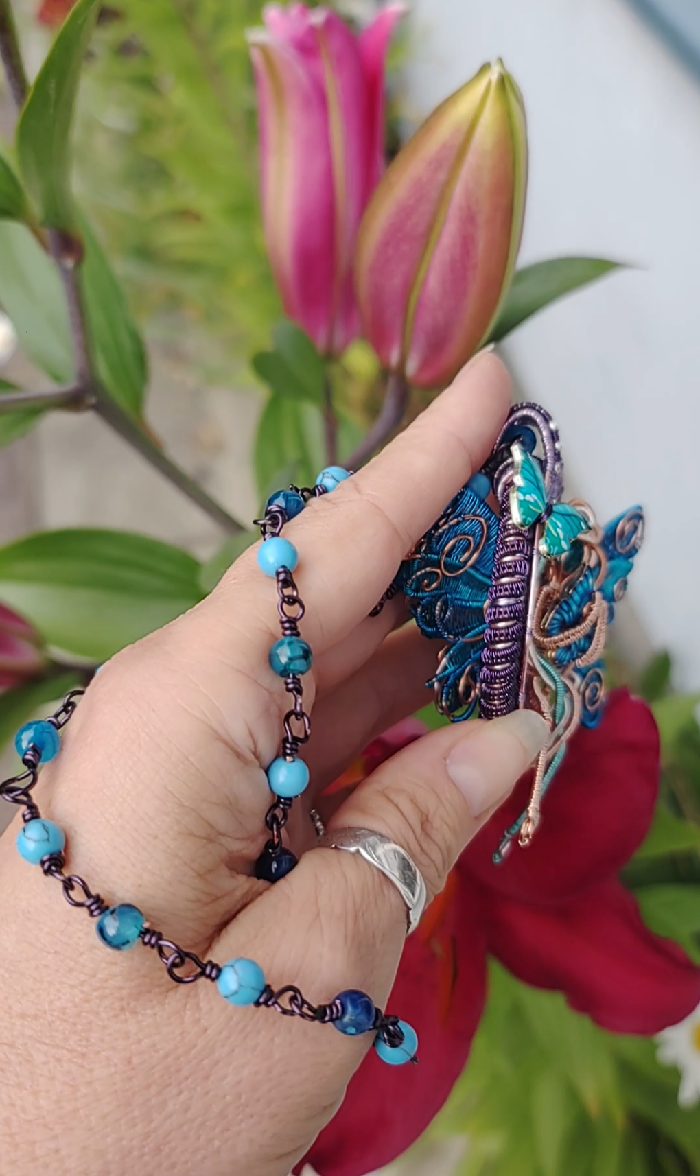Blue butterfly 🦋 fairy decor