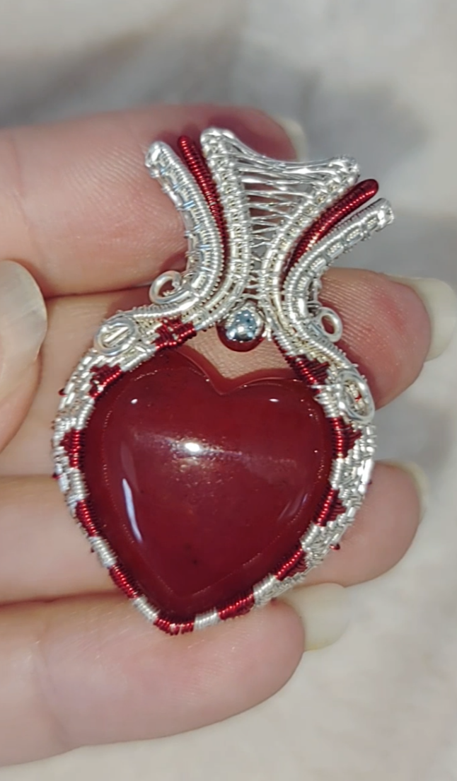 Valentine heart pendant