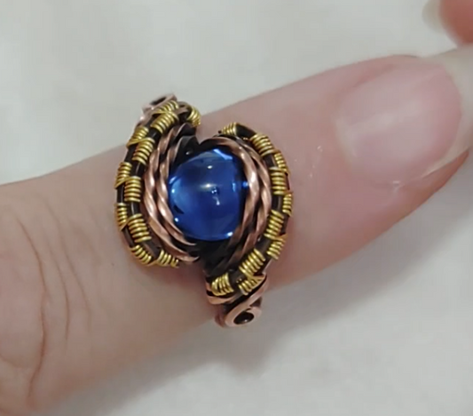 From the Tutorial - Egyptian ring💍 size 7