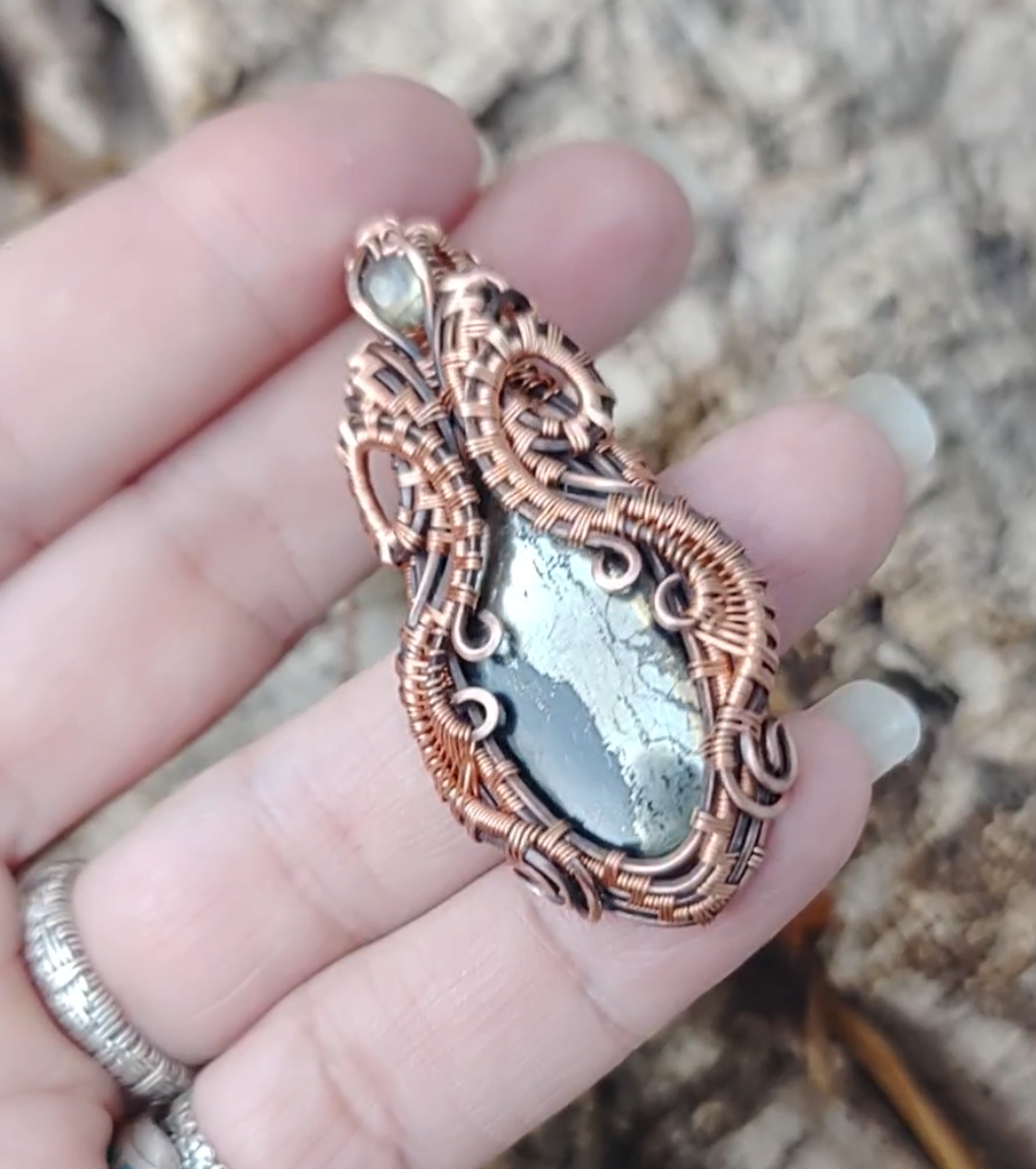 Pyrite pendant