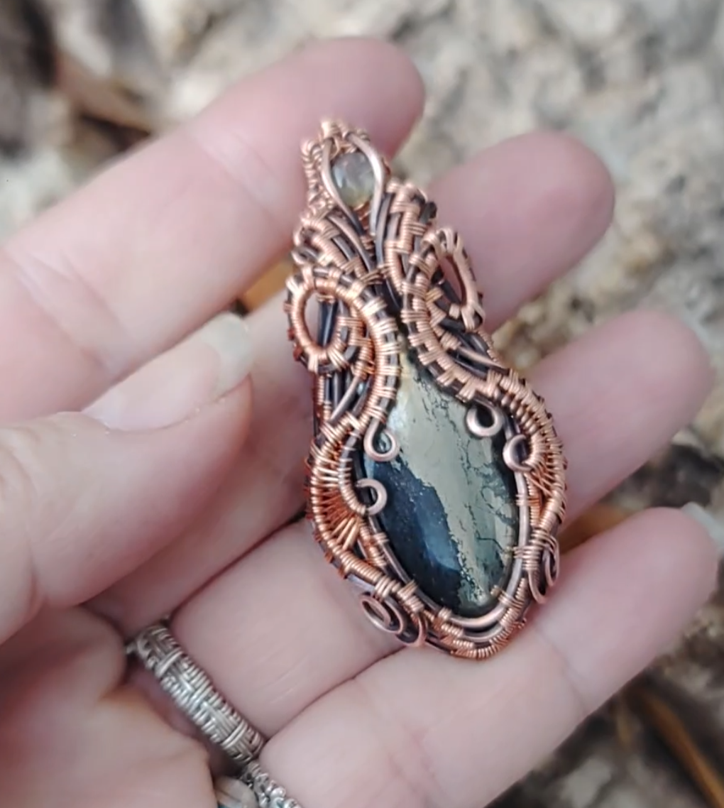 Pyrite pendant
