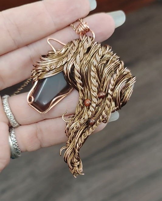 Horse pendant 🐎
